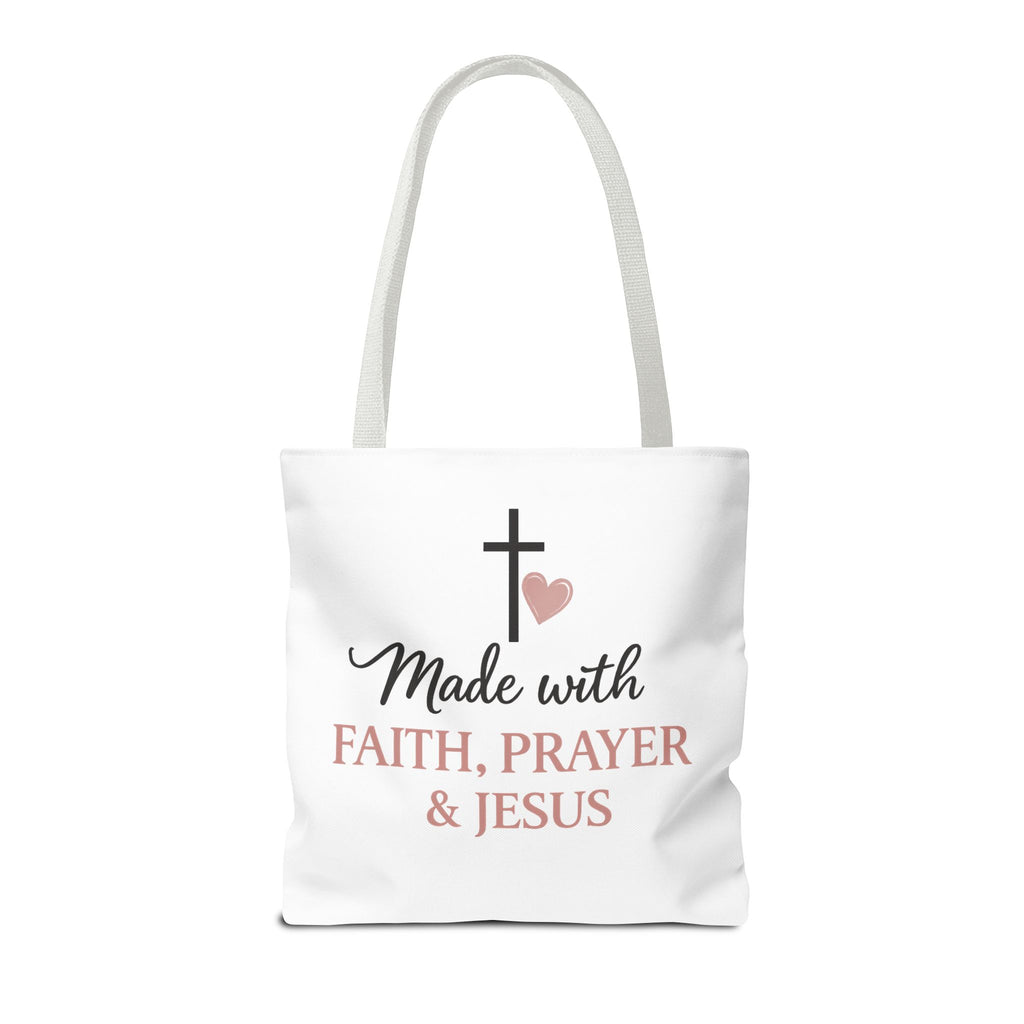 Christian Tote Bag for Women | Jesus Is My Main Ingredient | Faith Based Tote | Bible Study Bag | Church Bag | Philippians 4:13 Gift