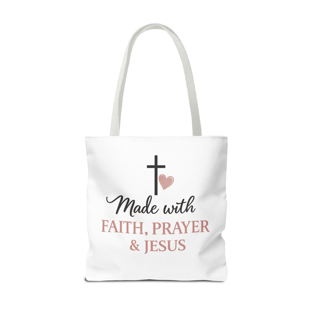Christian Tote Bag for Women | Jesus Is My Main Ingredient | Faith Based Tote | Bible Study Bag | Church Bag | Philippians 4:13 Gift
