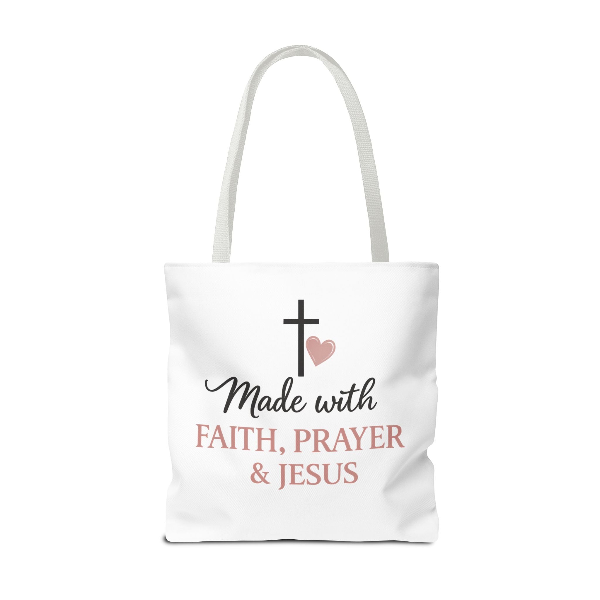 Christian Tote Bag for Women | Jesus Is My Main Ingredient | Faith Based Tote | Bible Study Bag | Church Bag | Philippians 4:13 Gift