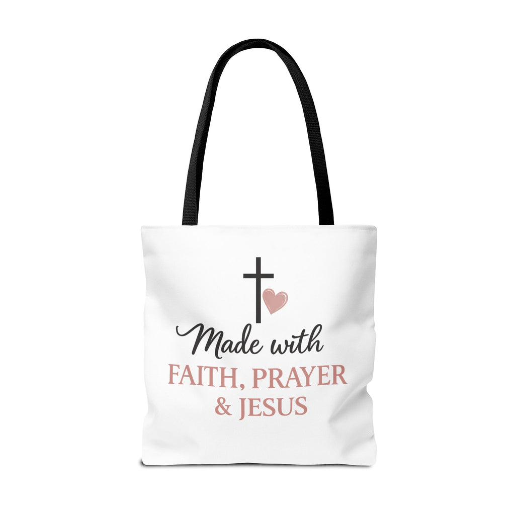 Christian Tote Bag for Women | Jesus Is My Main Ingredient | Faith Based Tote | Bible Study Bag | Church Bag | Philippians 4:13 Gift