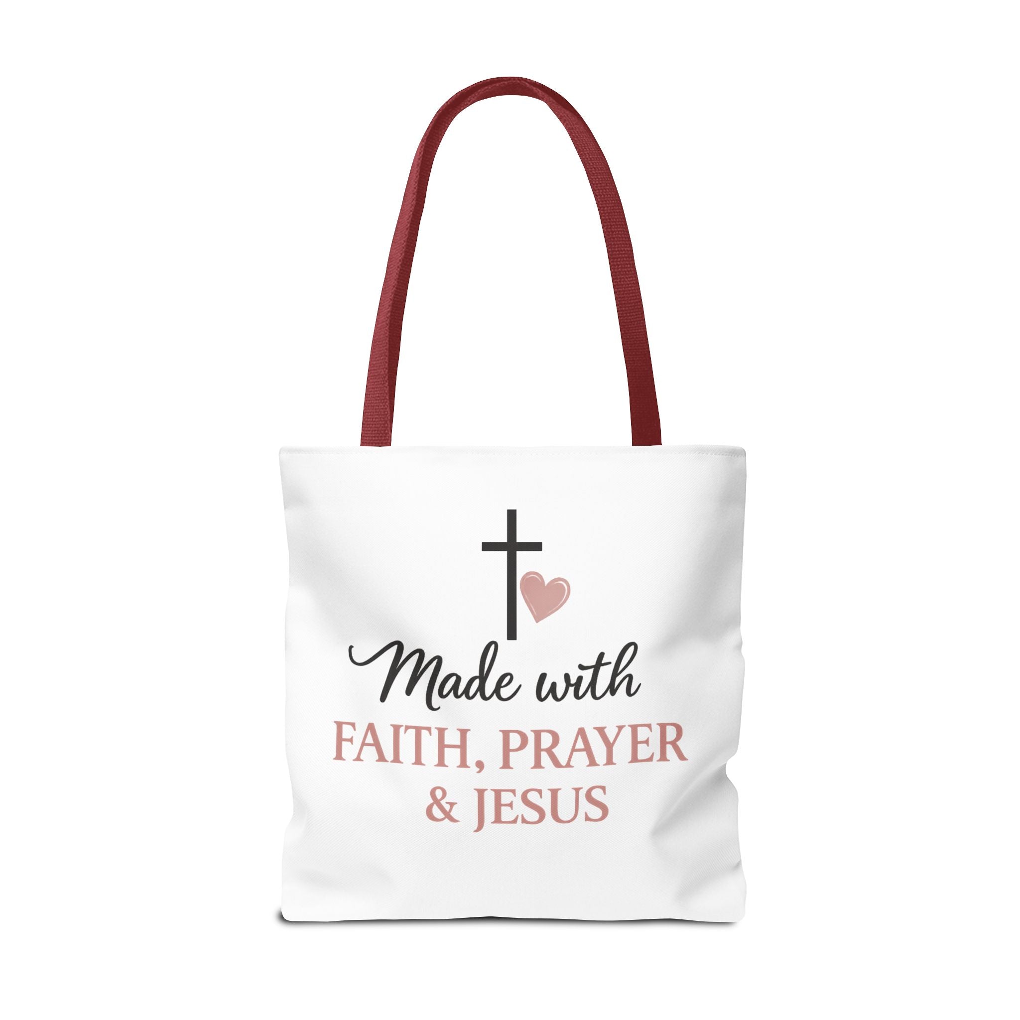 Christian Tote Bag for Women | Jesus Is My Main Ingredient | Faith Based Tote | Bible Study Bag | Church Bag | Philippians 4:13 Gift